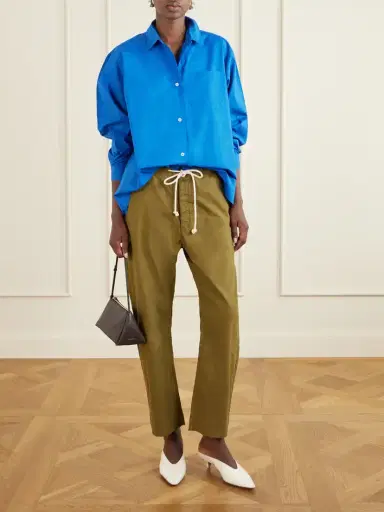 Jamie Haller The Rope Tie Cotton Wide-leg Pants | Thumbnail 2 Jamie Haller The Rope Tie Cotton Wide-leg Pants | Thumbnail 2