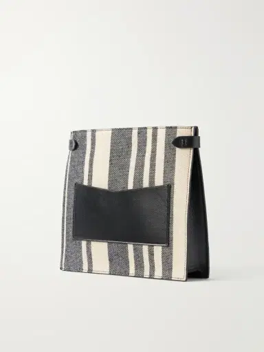 Métier Stowaway Striped Canvas Shoulder Bag | Thumbnail 4 Métier Stowaway Striped Canvas Shoulder Bag | Thumbnail 4