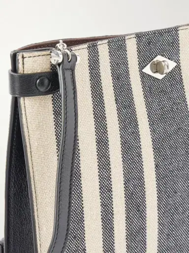 Métier Stowaway Striped Canvas Shoulder Bag | Thumbnail 5 Métier Stowaway Striped Canvas Shoulder Bag | Thumbnail 5