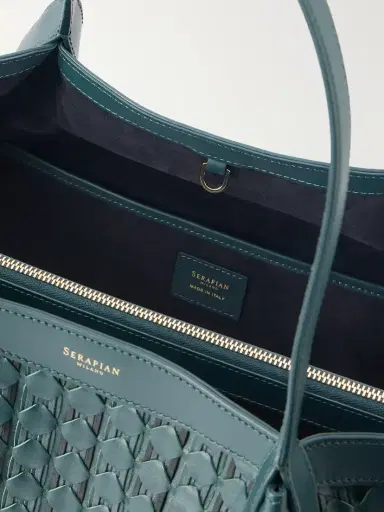 Serapian Secret Mosaico Leather Tote | Thumbnail 6 Serapian Secret Mosaico Leather Tote | Thumbnail 6