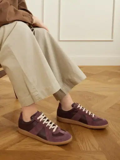Maison Margiela Replica Suede And Leather Sneakers | Thumbnail 2 Maison Margiela Replica Suede And Leather Sneakers | Thumbnail 2
