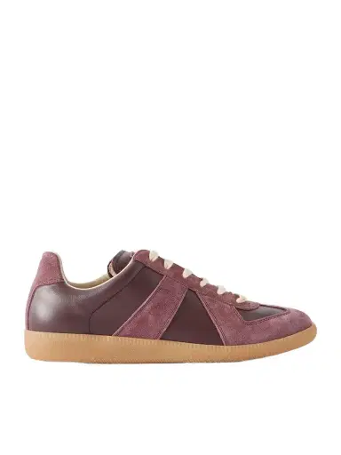 Maison Margiela Replica Suede And Leather Sneakers | Thumbnail 1 Maison Margiela Replica Suede And Leather Sneakers | Thumbnail 1