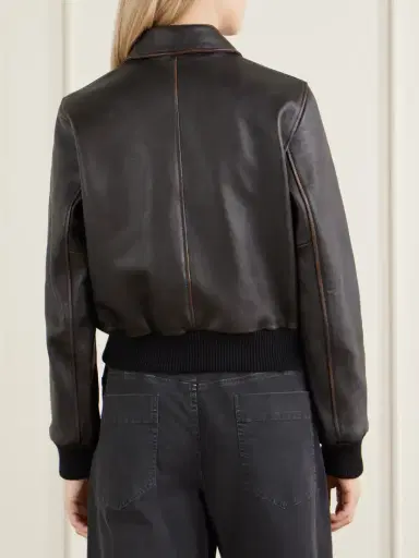Nili Lotan Redley Leather Bomber Jacket | Thumbnail 4 Nili Lotan Redley Leather Bomber Jacket | Thumbnail 4