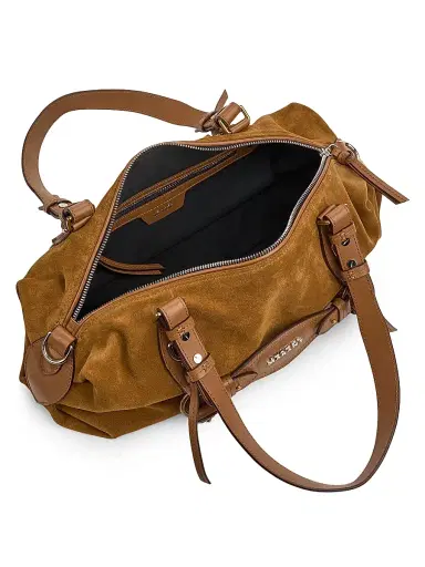 Isabel Marant Women's Tilpa Mini Suede Bowling Bag | Thumbnail 4 Isabel Marant Women's Tilpa Mini Suede Bowling Bag | Thumbnail 4