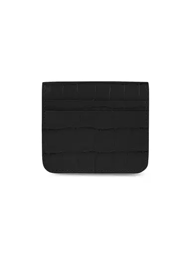 Balenciaga Women's Cash Flap Coin And Card Holder - Black | Thumbnail 2 Balenciaga Women's Cash Flap Coin And Card Holder - Black | Thumbnail 2