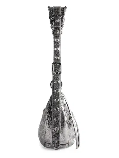 Balenciaga Women's Le Cagole Small Shoulder Bag Metallized | Thumbnail 3 Balenciaga Women's Le Cagole Small Shoulder Bag Metallized | Thumbnail 3