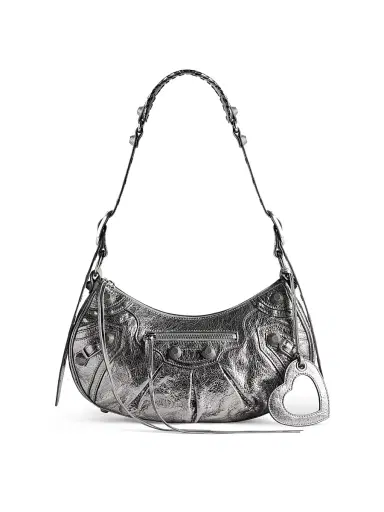 Balenciaga Women's Le Cagole Small Shoulder Bag Metallized | Thumbnail 1 Balenciaga Women's Le Cagole Small Shoulder Bag Metallized | Thumbnail 1