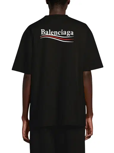 Balenciaga Men's Political Campaign T-Shirt Large Fit | Thumbnail 4 Balenciaga Men's Political Campaign T-Shirt Large Fit | Thumbnail 4