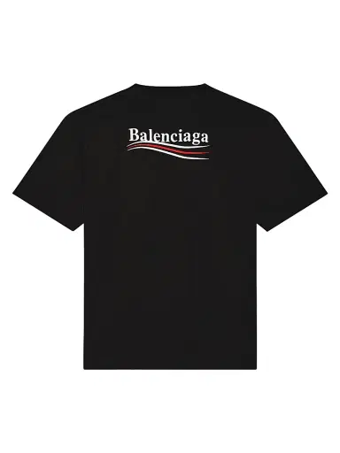 Balenciaga Men's Political Campaign T-Shirt Large Fit | Thumbnail 6 Balenciaga Men's Political Campaign T-Shirt Large Fit | Thumbnail 6