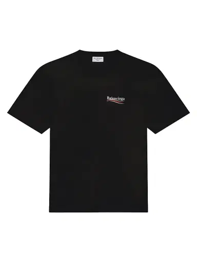 Balenciaga Men's Political Campaign T-Shirt Large Fit | Thumbnail 1 Balenciaga Men's Political Campaign T-Shirt Large Fit | Thumbnail 1