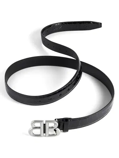 Balenciaga Women's Monaco Belt Crocodile Embossed | Thumbnail 1 Balenciaga Women's Monaco Belt Crocodile Embossed | Thumbnail 1