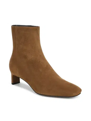 Vince Women's Lilith 45MM Suede Short Booties - Elmwood - Size 11 | Thumbnail 2 Vince Women's Lilith 45MM Suede Short Booties - Elmwood - Size 11 | Thumbnail 2