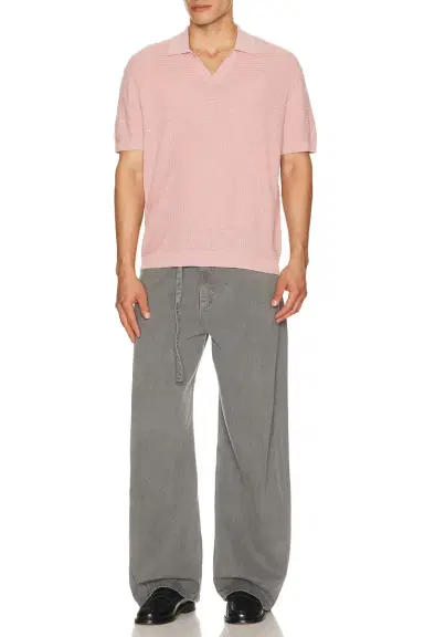 Theory Brenan Pacific Linen Polo | Thumbnail 3 Theory Brenan Pacific Linen Polo | Thumbnail 3