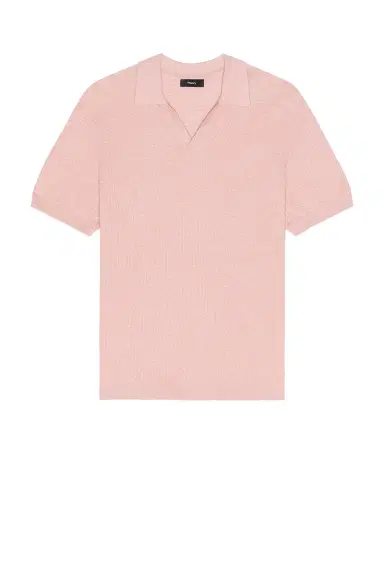 Theory Brenan Pacific Linen Polo | Thumbnail 4 Theory Brenan Pacific Linen Polo | Thumbnail 4