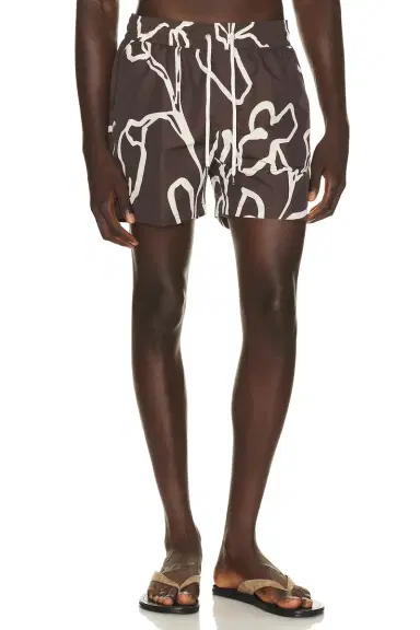 Frescobol Carioca Rio Flor Print Swim Shorts | Thumbnail 1 Frescobol Carioca Rio Flor Print Swim Shorts | Thumbnail 1
