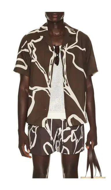 Frescobol Carioca Roberto Linen Short Sleeve Shirt Flor Printt | Thumbnail 5 Frescobol Carioca Roberto Linen Short Sleeve Shirt Flor Printt | Thumbnail 5
