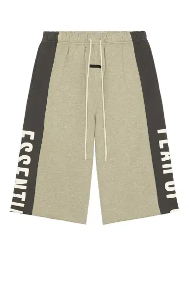 Fear of God ESSENTIALS Panelled Undone Cut Off Sweatpant | Thumbnail 7 Fear of God ESSENTIALS Panelled Undone Cut Off Sweatpant | Thumbnail 7