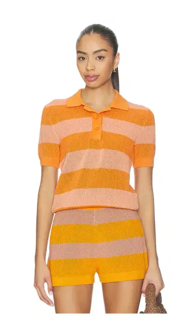 Lacoste Resille Raye Top | Thumbnail 1 Lacoste Resille Raye Top | Thumbnail 1