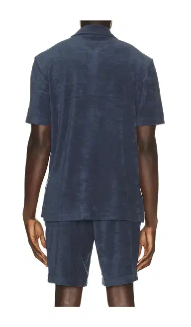 Faherty Cabana Towel Terry Surf Stripe Polo | Thumbnail 2 Faherty Cabana Towel Terry Surf Stripe Polo | Thumbnail 2