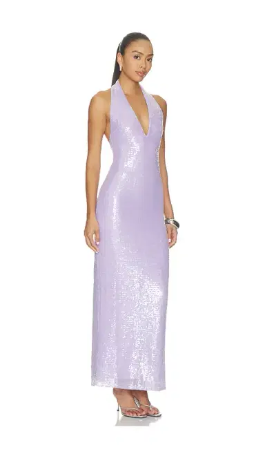 MORE TO COME Charlice Halter Gown | Thumbnail 2 MORE TO COME Charlice Halter Gown | Thumbnail 2