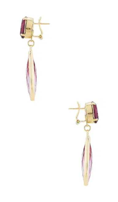 Anton Heunis Omega Clasp Colour Drop Earrings | Thumbnail 2 Anton Heunis Omega Clasp Colour Drop Earrings | Thumbnail 2