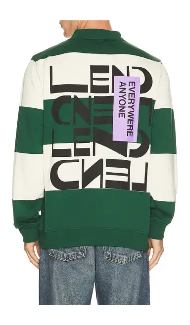 LEND Block Stripe Zip Rugby | Thumbnail 1 LEND Block Stripe Zip Rugby | Thumbnail 1