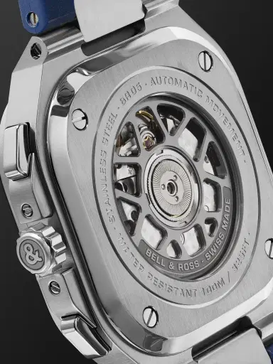 Bell & Ross BR 05 Automatic Chronograph Stainless Steel Watch, Ref. BR05C-BUBU-ST/SRB - Men | Thumbnail 3 Bell & Ross BR 05 Automatic Chronograph Stainless Steel Watch, Ref. BR05C-BUBU-ST/SRB - Men | Thumbnail 3
