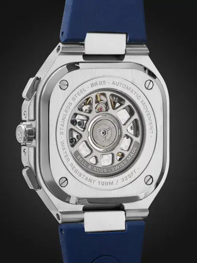 Bell & Ross BR 05 Automatic Chronograph Stainless Steel Watch, Ref. BR05C-BUBU-ST/SRB - Men | Thumbnail 5 Bell & Ross BR 05 Automatic Chronograph Stainless Steel Watch, Ref. BR05C-BUBU-ST/SRB - Men | Thumbnail 5