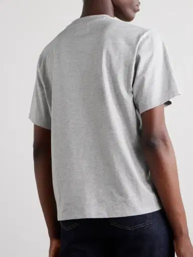 Loulou de Saison Telanto Organic Supima Cotton-jersey T-shirt | Thumbnail 4 Loulou de Saison Telanto Organic Supima Cotton-jersey T-shirt | Thumbnail 4