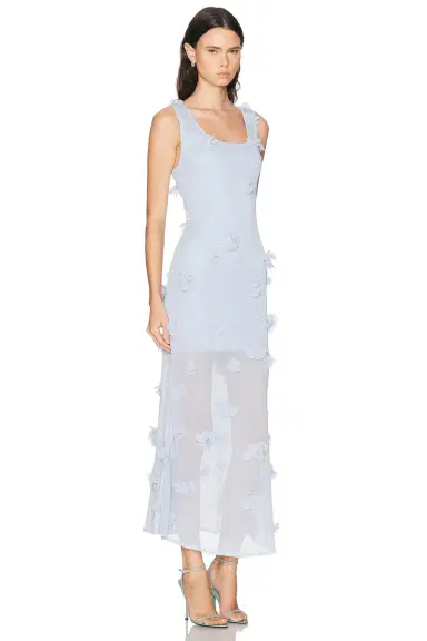 Simkhai Ivi Midi Dress | Thumbnail 2 Simkhai Ivi Midi Dress | Thumbnail 2