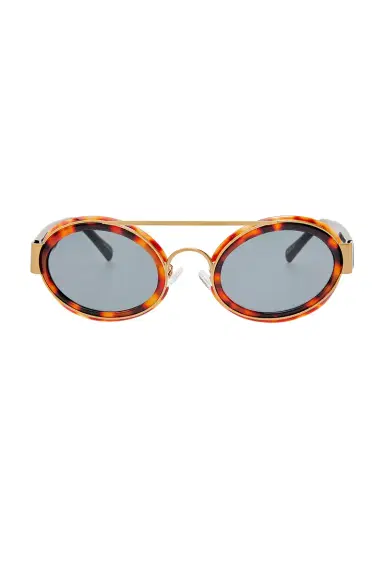 Dries Van Noten Oval Sunglasses | Thumbnail 1 Dries Van Noten Oval Sunglasses | Thumbnail 1