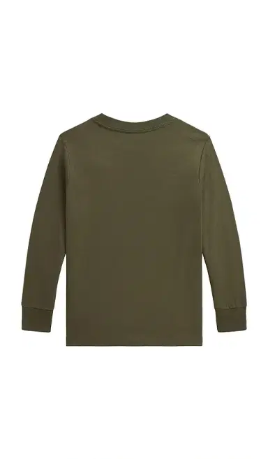 Polo Ralph Lauren Kids Long Sleeve Cotton Jersey Crewneck T-shirt | Thumbnail 2 Polo Ralph Lauren Kids Long Sleeve Cotton Jersey Crewneck T-shirt | Thumbnail 2