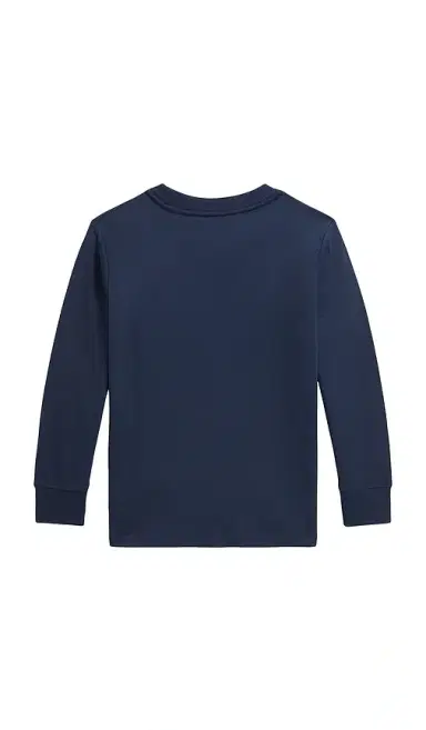 Polo Ralph Lauren Kids Long Sleeve Cotton Jersey Crewneck T-shirt | Thumbnail 2 Polo Ralph Lauren Kids Long Sleeve Cotton Jersey Crewneck T-shirt | Thumbnail 2