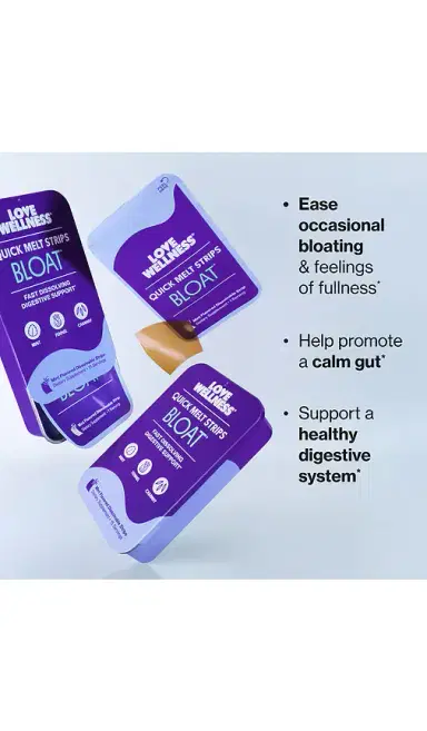Love Wellness Quick Melt Strips Bloat | Thumbnail 2 Love Wellness Quick Melt Strips Bloat | Thumbnail 2