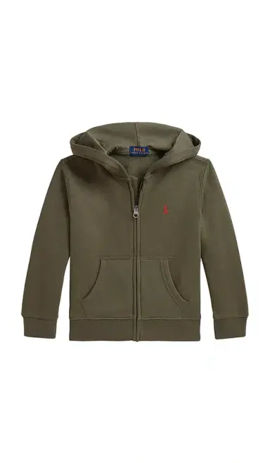 Polo Ralph Lauren Kids Fleece Full Zip Hoodie | Thumbnail 1 Polo Ralph Lauren Kids Fleece Full Zip Hoodie | Thumbnail 1