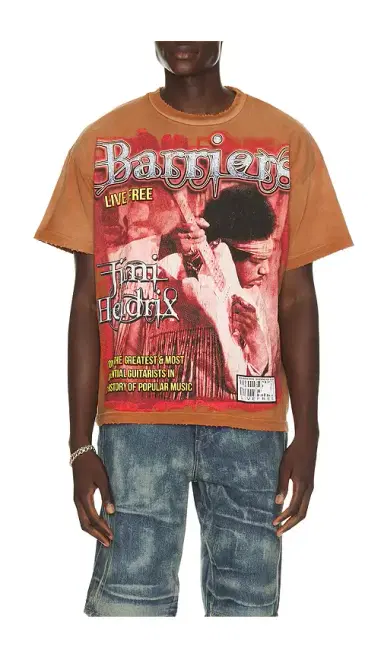 Barriers Worldwide x Jimi Hendrix Voodoo Child Tee | Thumbnail 1 Barriers Worldwide x Jimi Hendrix Voodoo Child Tee | Thumbnail 1