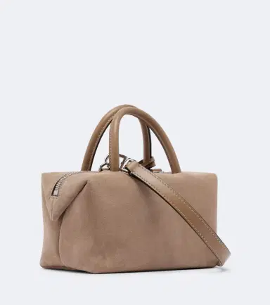 Max Mara Small suede top-handle bag | Thumbnail 2 Max Mara Small suede top-handle bag | Thumbnail 2
