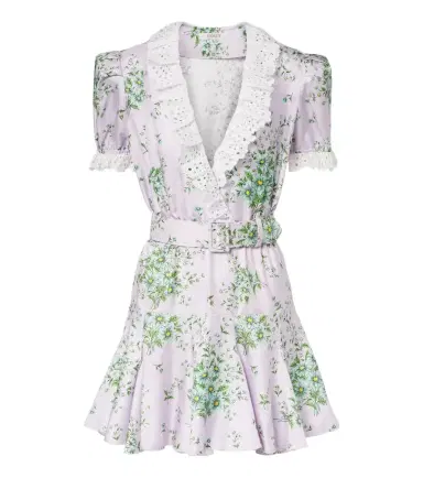 Rodarte Floral silk twill minidress | Thumbnail 1 Rodarte Floral silk twill minidress | Thumbnail 1