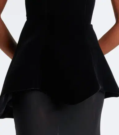 David Koma Peplum strapless gown | Thumbnail 2 David Koma Peplum strapless gown | Thumbnail 2