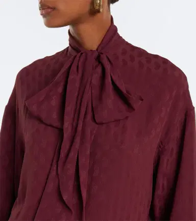 Etro Tie-neck paisley jacquard blouse | Thumbnail 3 Etro Tie-neck paisley jacquard blouse | Thumbnail 3