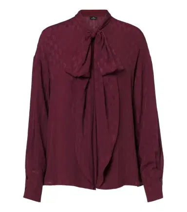 Etro Tie-neck paisley jacquard blouse | Thumbnail 1 Etro Tie-neck paisley jacquard blouse | Thumbnail 1