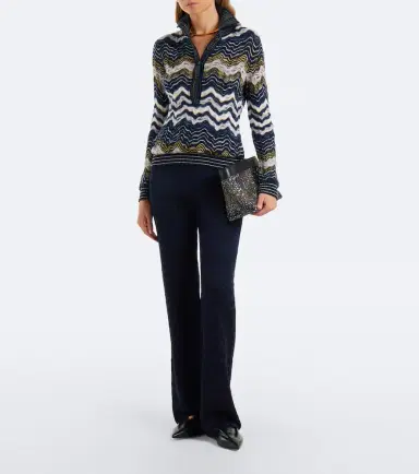 Missoni Sequined leather-trimmed clutch | Thumbnail 6 Missoni Sequined leather-trimmed clutch | Thumbnail 6
