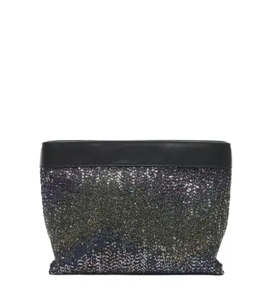 Missoni Sequined leather-trimmed clutch | Thumbnail 1 Missoni Sequined leather-trimmed clutch | Thumbnail 1