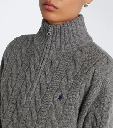 Polo Ralph Lauren Cable-knit wool-blend half-zip sweater | Thumbnail 5 Polo Ralph Lauren Cable-knit wool-blend half-zip sweater | Thumbnail 5