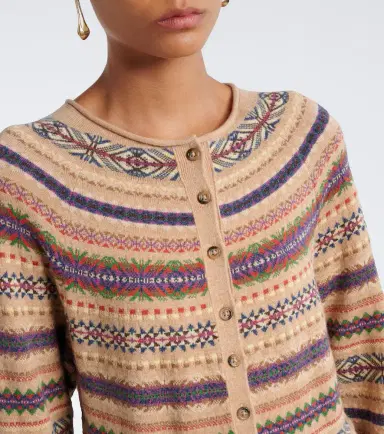 Polo Ralph Lauren Fair Isle jacquard wool-blend cardigan | Thumbnail 4 Polo Ralph Lauren Fair Isle jacquard wool-blend cardigan | Thumbnail 4