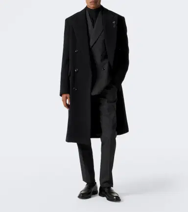 Lardini Double-breasted virgin wool coat | Thumbnail 5 Lardini Double-breasted virgin wool coat | Thumbnail 5