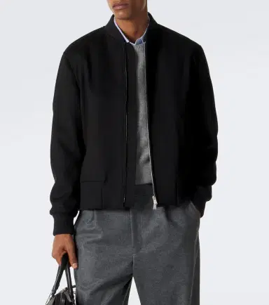 Lardini Virgin wool bomber jacket | Thumbnail 2 Lardini Virgin wool bomber jacket | Thumbnail 2