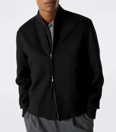Lardini Virgin wool bomber jacket | Thumbnail 4 Lardini Virgin wool bomber jacket | Thumbnail 4