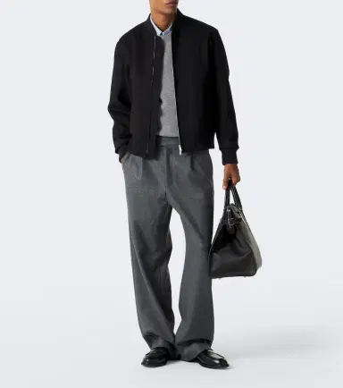 Lardini Virgin wool bomber jacket | Thumbnail 5 Lardini Virgin wool bomber jacket | Thumbnail 5