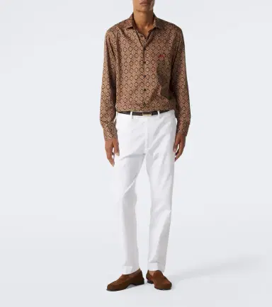 Etro Printed cotton poplin shirt | Thumbnail 2 Etro Printed cotton poplin shirt | Thumbnail 2